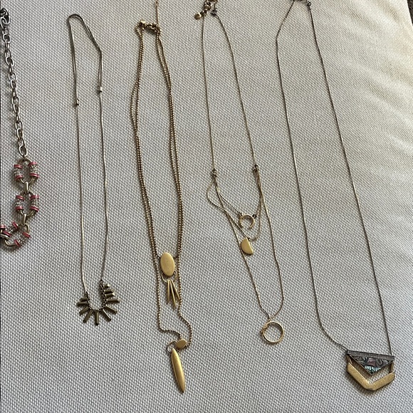 Set of 7 Statement Necklaces, Madewell and J. Crew. - Picture 4 of 10